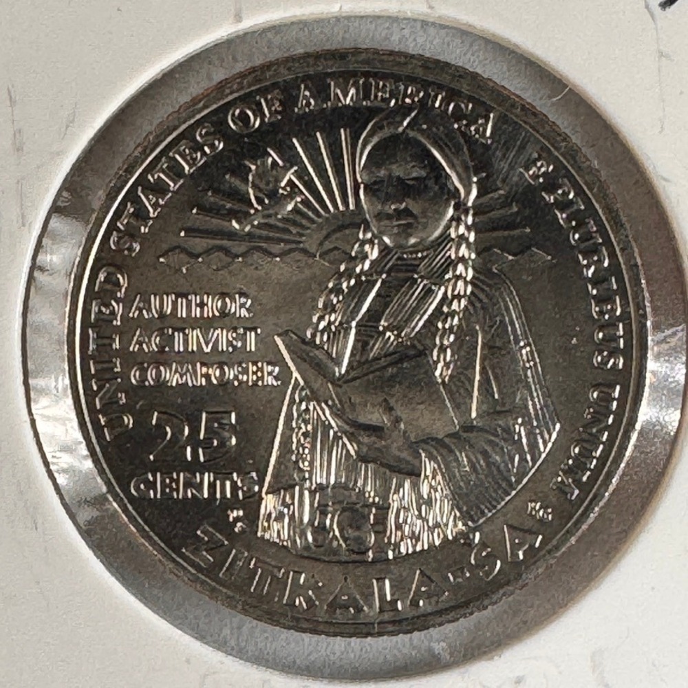 2024‎ D Zitkala-Sa American Women Quarter US Mint Denver AU 25 Cents